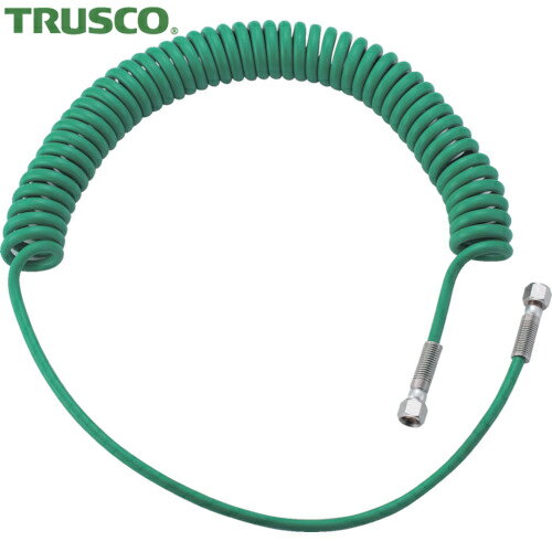 TRUSCO(トラスコ) ハイパワーコイルホース高圧用 3.0MPa 2.0m (1本) 品番：THC-303