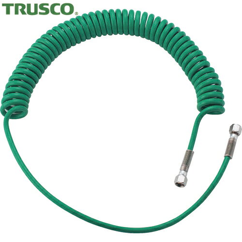 TRUSCO(トラスコ) ハイパワーコイルホース高圧用 3.0MPa 3.8m (1本) 品番：THC-305