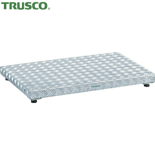 トラスコ TRUSCO 低床式アルミ製ステップ 900×600×H90～120 (1台) 品番：TFS-0960AL