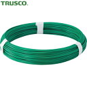 トラスコ TRUSCO カラー針金 ビニール被覆タイプ グリーン #18 線径1.2mm 1kg (1巻) 品番:TCW-12GN