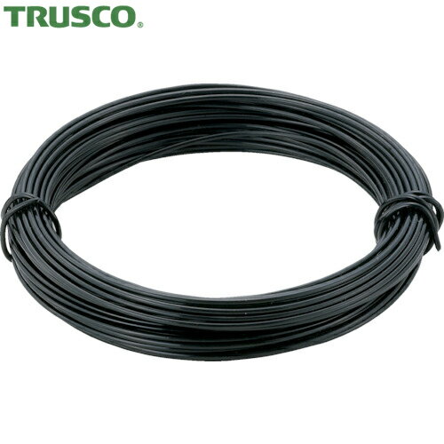 TRUSCO(トラスコ) カラー針金 小巻タイプ 黒 20番手 線径0.9mm×15m (1巻) 品番：TCWS-09BK