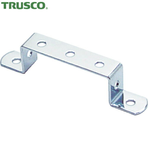 TRUSCO(トラスコ) ジョイント金具19型C ステンレス 寸法129X27.0 穴数7 (1個) 品番：TK19-C7AS