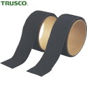 トラスコ TRUSCO 結束テープ マジックテープ セット強粘着 幅50mm長さ1m黒 (1S) 品番:TMSD-BK