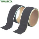トラスコ TRUSCO 結束テープ マジックテープ セット裏面粘着50mm×1m黒 (1S) 品番:TDP-MTSBK