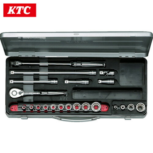 KTC(京都機械工具) 9.5sq.ソケットレンチセット[21点] (1S) 品番：TB314