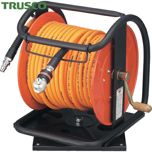 TRUSCO(トラスコ) C型エアーリール スィングカップリング付 7X10mm 30m巻 (1台) 品番：TAC-7-30N