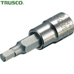 TRUSCO(トラスコ) ヘキサゴンソケット4mm(差込角6.35mm) (1個) 品番：T2-04H