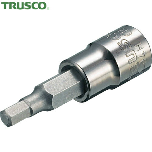 トラスコ TRUSCO ヘキサゴンソケット8mm（差込角6.35mm) (1個) 品番：T2-08H