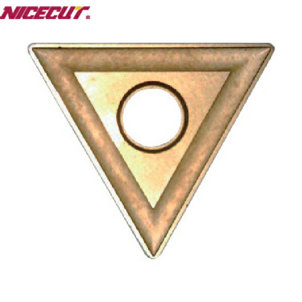 富士元工業 C面取り用並級チップ 超硬M種 TiNコーティング NK3030 (12個) 品番:T32MOR NK3030