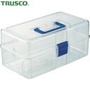 【6/22 20:00〜6/27 01:59迄 ポイント2倍 お買い物マラソン】 トラスコ TRUSCO 樹脂製工具箱 透明工具箱 中皿なし フリータイプ (1...