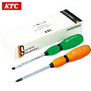 KTC 京都機械工具 グリップドライバー ギフト用ドライバセット(2本組) 刃先NO.2、マイナス6 (1S) 品番:TD702