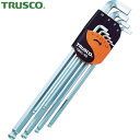 トラスコ TRUSCO ボールポイント六角棒レンチ 首下ショートロングタイプ 9本セット (1S) 品番:TBKL-9S(4)