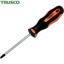 トラスコ TRUSCO 普通ドライバー(マグネット入り) (+NO.2X150mm) (1本) 品番:TD-2-150(4)