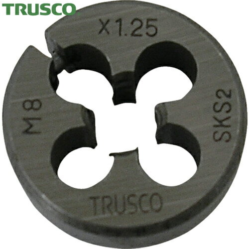 TRUSCO(トラスコ) 丸ダイス 25径 ウイットねじ 3/8W16 (SKS) (1個) 品番：T25D-3/8W16