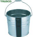 トラスコ TRUSCO ステンレスバケツ 15L 300Φ×H305 取手付 (1個) 品番:T-MNM-15A