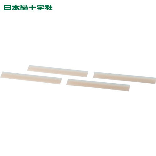 日本緑十字 家具転倒防止板 KEQ-304 46×300mm 4本組 エラストマー樹脂 (1組) 品番：344003