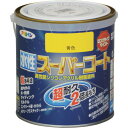 アサヒペン 水性スーパーコート 0.7L 黄色 (1缶) 品番:414298