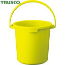 トラスコ TRUSCO PPカラーバケツ 22L 黄 (1個) 品番:TPPB-22-Y(3)