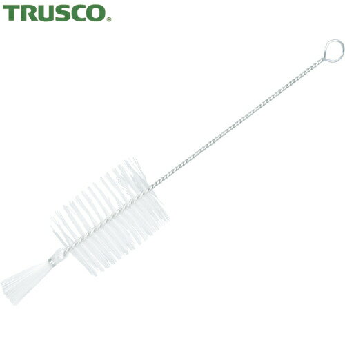 TRUSCO(トラスコ) 理化学ブラシ 試験管用 ナイロン毛 ステンレス柄 (1本) 品番：TBT-S1N