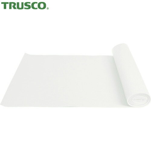 TRUSCO(トラスコ) PVCマット 6mm×1730mm 白 (1枚) 品番：TPM0660-W