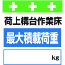 【6/22 20:00〜6/27 01:59迄 ポイント2倍 お買い物マラソン】 SHOWA 単管用標識 単管シート ワンタッチ取付標識 イラスト版 荷上構台作...