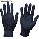 トラスコ TRUSCO 作業手袋 使い捨てニトリル手袋TGスタンダード 0.08粉無黒M 100枚 (1箱) 品番:TGNN08BKM