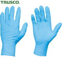トラスコ TRUSCO 作業手袋 使い捨てニトリル手袋TGスタンダード 0.08粉付青S 100枚 (1箱) 品番:TGPN08BS