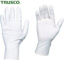 トラスコ TRUSCO 作業手袋 使い捨て天然ゴムTGワーク 0.10 粉付白S 100枚 (1箱) 品番:TGPL10WS