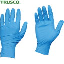 トラスコ TRUSCO 作業手袋 使い捨て天然ゴムTGワーク 0.10 粉付青M 100枚 (1箱) 品番:TGPL10BM