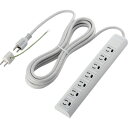 エレコム ELECOM オフィス用タップ EU RoHS指令準拠 マグネット雷抜け止めタップ 3P 7個口 5m (1個) 品番:T-ECOY055NDA