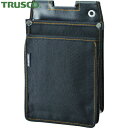 トラスコ TRUSCO 腰道具袋 外線工事用電工腰袋 前ポケット付 (1個) 品番:TDO-L-BK
