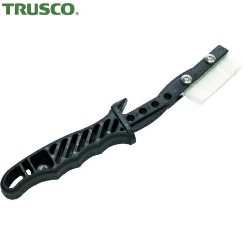 トラスコ TRUSCO チャンネルブラシ EグリップI型 66ナイロン (1本) 品番：TEBI-NY(4)