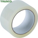 トラスコ TRUSCO OPPテープ 48mm×50m 50巻 まとめ売り クリア 厚み0.65mm (1箱) 品番:TOPT-6550P