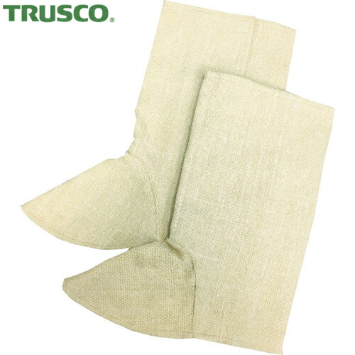 トラスコ TRUSCO 生体溶解性セラミック 耐熱足カバー (1組) 品番：TCAAK-A