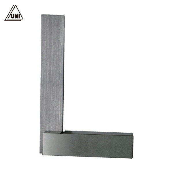 ユニセイキ 焼入台付スコヤー（JIS1級） 125mm (1個) 品番：ULAY-125