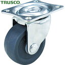 トラスコ TRUSCO キャスター TYGシリーズ 自在 エラストマー車 25mm (1個) 品番:TYGE-25