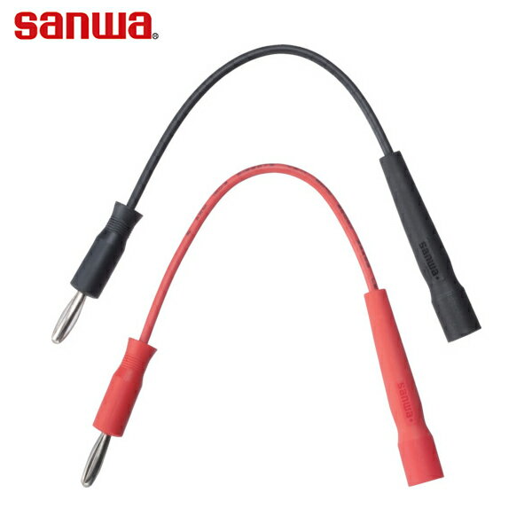 三和電気計器 SANWA マルチメーター テストリード細ピンアダプタ (1組) 品番：TL-A4