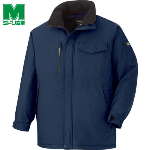 ミドリ安全 作業服 防寒着 ベルデクセル 帯電防止軽量防寒コート VE1067 L (1着) 品番:VE1067-UE-L