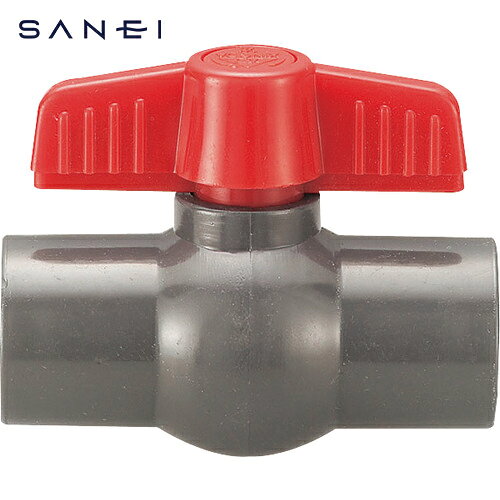 SANEI PVCボールバルブ (1個) 品番：VXH62-10-ZA