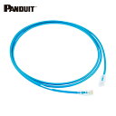 パンドウイット PANDUIT カテゴリ6A細径パッチコード 0.5m 青 UTP28X0.5MBU (1本) 品番:UTP28X0.5MBU