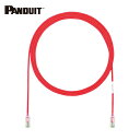 パンドウイット PANDUIT カテゴリ6細径パッチコード 0.5m 赤 UTP28SP0.5MRD (1本) 品番:UTP28SP0.5MRD