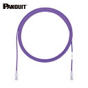 パンドウイット PANDUIT カテゴリ6細径パッチコード 0.5m 紫 UTP28SP0.5MVL (1本) 品番:UTP28SP0.5MVL