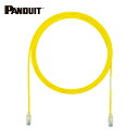 パンドウイット PANDUIT カテゴリ6細径パッチコード 0.5m 黄 UTP28SP0.5MYL (1本) 品番:UTP28SP0.5MYL