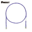 パンドウイット PANDUIT カテゴリ6UTPパッチコード 0.5m 紫 UTPSP0.5MVLY (1本) 品番:UTPSP0.5MVLY