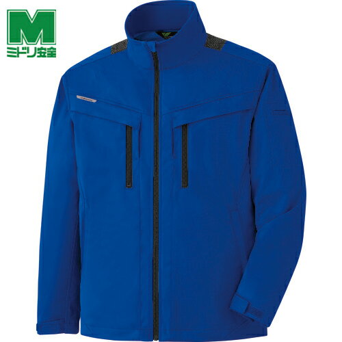 ミドリ安全 ベルデクセル ハーネス対応 ストレッチ防寒ジャンパー VE2013 上 ロイヤルブルー 3L (1着) ..