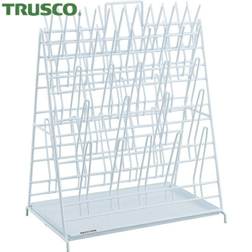 TRUSCO(トラスコ) ワイヤードラック 両面型 430X280XH560 小フックX42 大フックX28 (1台) 品番：WDR-2