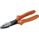 BAHCO バーコ 絶縁ペンチ ピアノ線切断2.5mm 全長200mm 1000V絶縁ハンドル付 (1丁) 品番:2628S-200