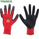 トラスコ TRUSCO 作業手袋 ゴム背抜き手袋 レッド 1双入り 13ゲージ S (1双) 品番:TRG131R-S
