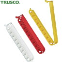 トラスコ TRUSCO 袋用ストッパー 袋留めクリップ 3P(白赤黄) (1Pk) 品番:TWC-110WRY3P