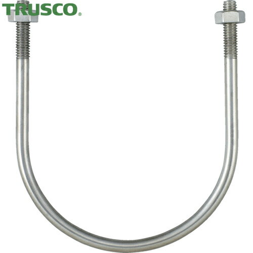 TRUSCO(トラスコ) SGP用Uボルト SUS304 呼び径80A ねじ径W3/8 (1個) 品番：TSGP-BT80A-S
